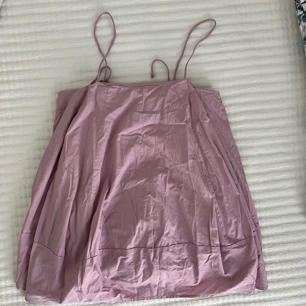 Free People Mauve Pink Mini Slip Dress